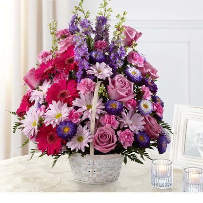 Pastel Peace Basket –  Diana Flowers, Passaic NJ