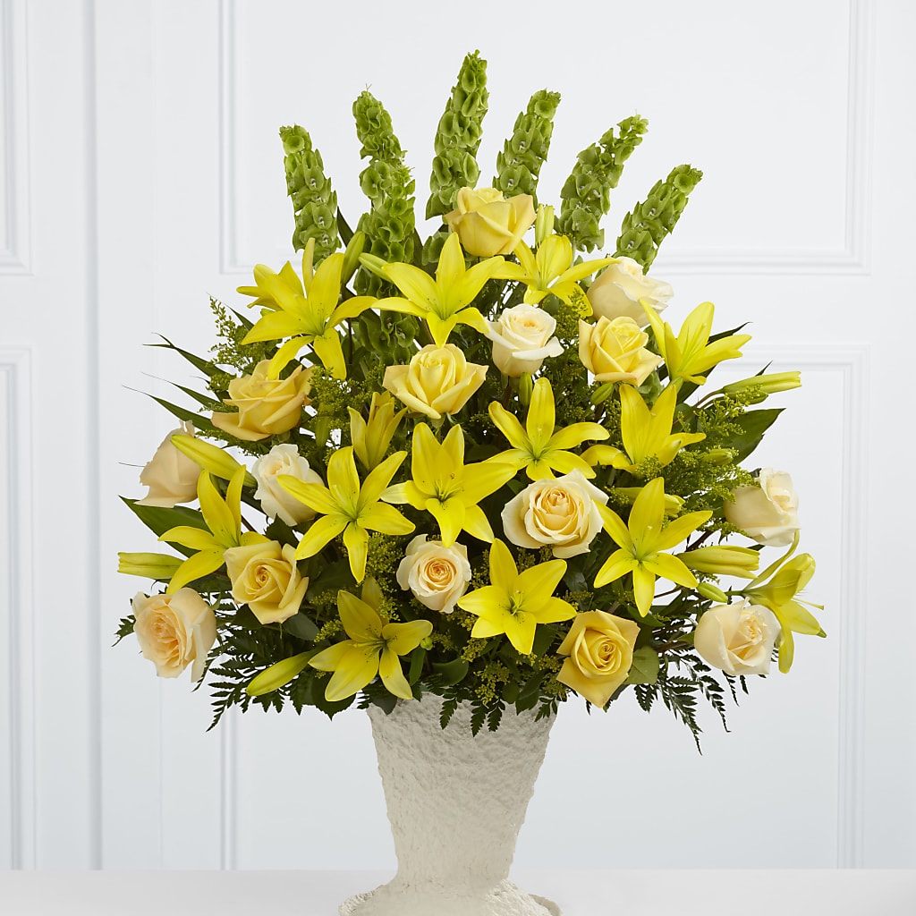 Golden Memories Arrangement –  Diana Flowers, Passaic NJ