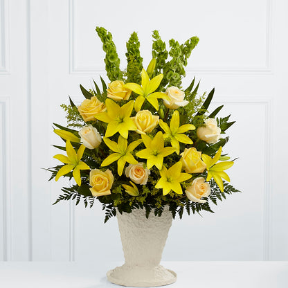 Golden Memories Arrangement –  Diana Flowers, Passaic NJ