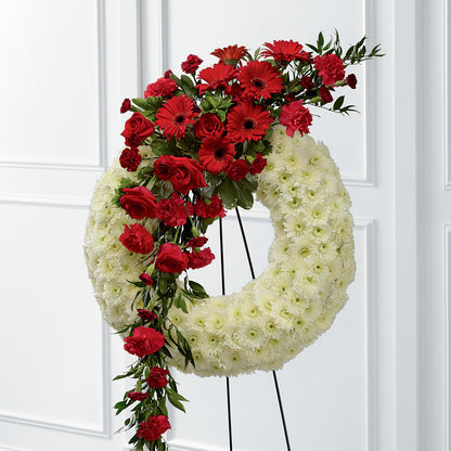 Graceful Tribute Wreath –  Diana Flowers, Passaic NJ