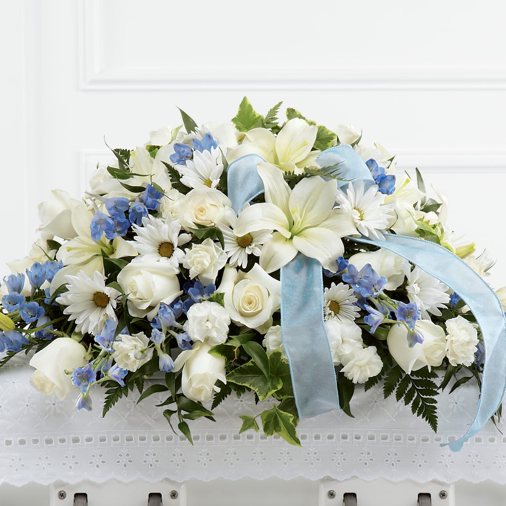 Tender Treasure Casket Spray –  Diana Flowers, Passaic NJ