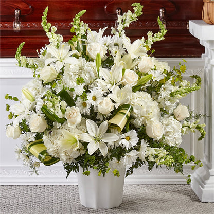 Thoughts of Tranquility Floor Basket –  Diana Flowers, Passaic NJ