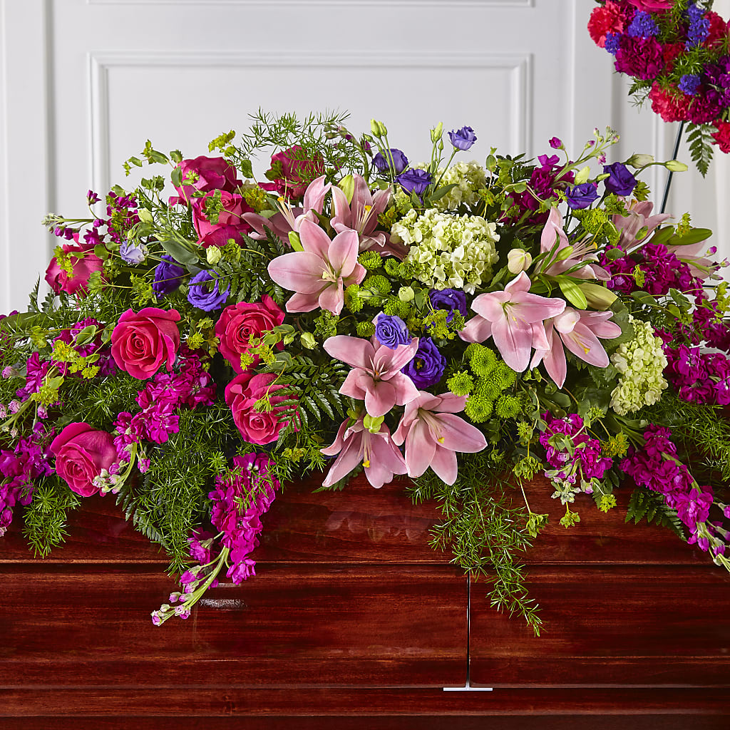 Radiant Tribute Casket Spray –  Diana Flowers, Passaic NJ