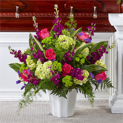 Beautiful Horizons Floor Basket –  Diana Flowers, Passaic NJ