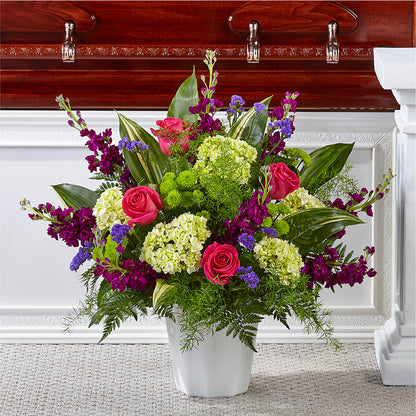 Beautiful Horizons Floor Basket –  Diana Flowers, Passaic NJ