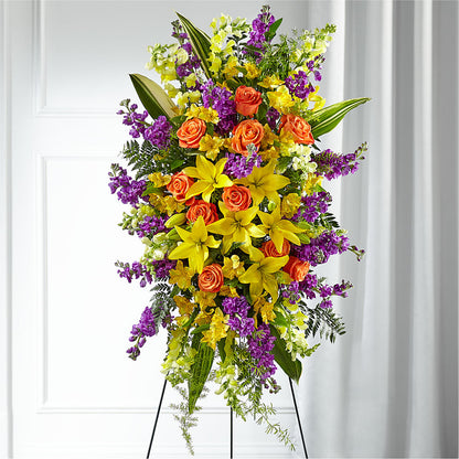 Thoughtful Prayers Standing Spray –  Diana Flowers, Passaic NJ