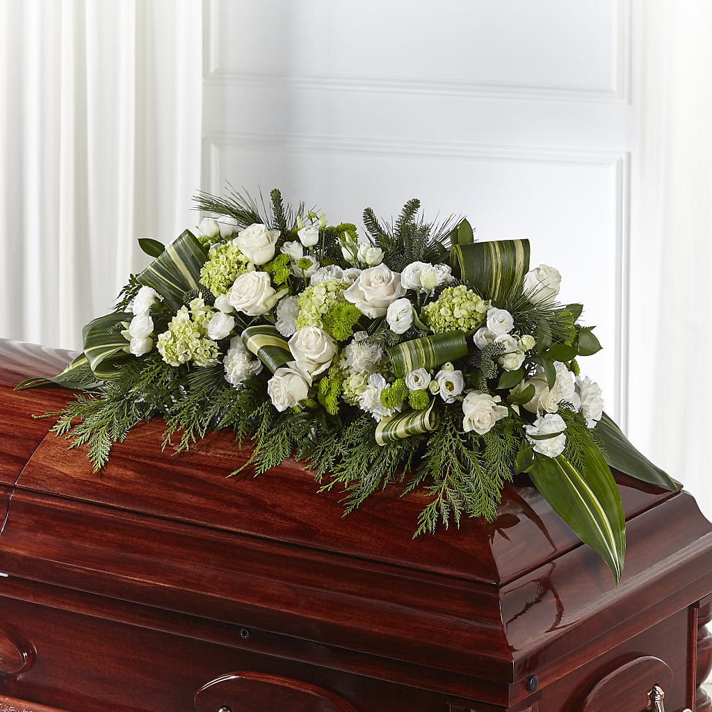 Hopeful Gesture Casket Spray –  Diana Flowers, Passaic NJ