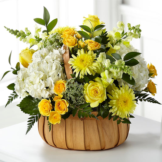 Rustic Remembrance Basket –  Diana Flowers, Passaic NJ