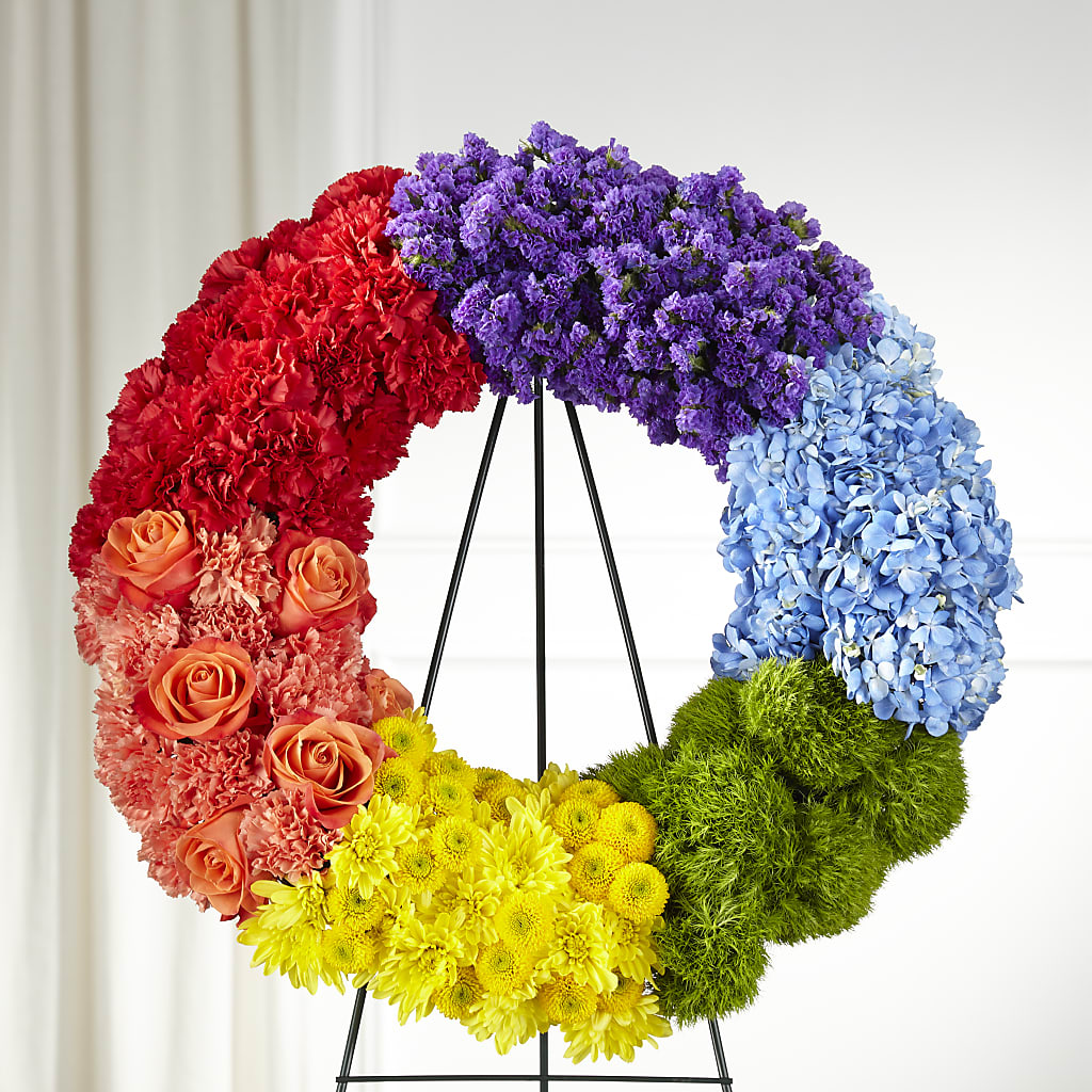 Circle of Love Wreath –  Diana Flowers, Passaic NJ