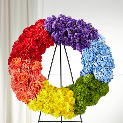 Circle of Love Wreath –  Diana Flowers, Passaic NJ