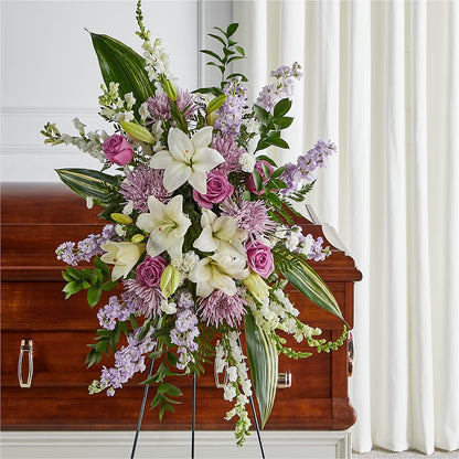 Grateful Hearts Standing Spray –  Diana Flowers, Passaic NJ