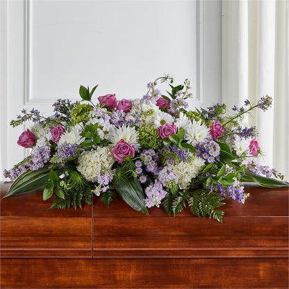 Meadows of Serenity Casket Spray –  Diana Flowers, Passaic NJ