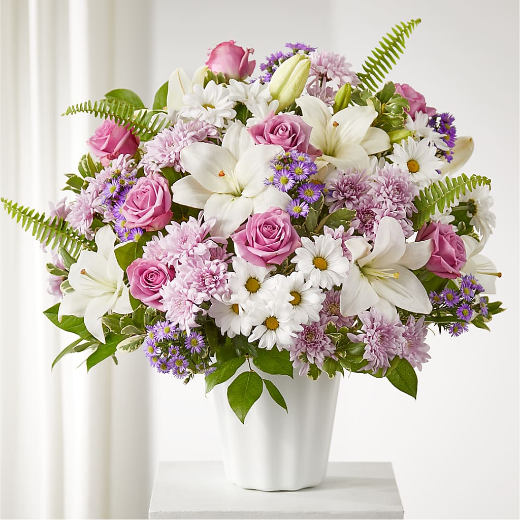 Warmest Thoughts Tabletop Basket –  Diana Flowers, Passaic NJ