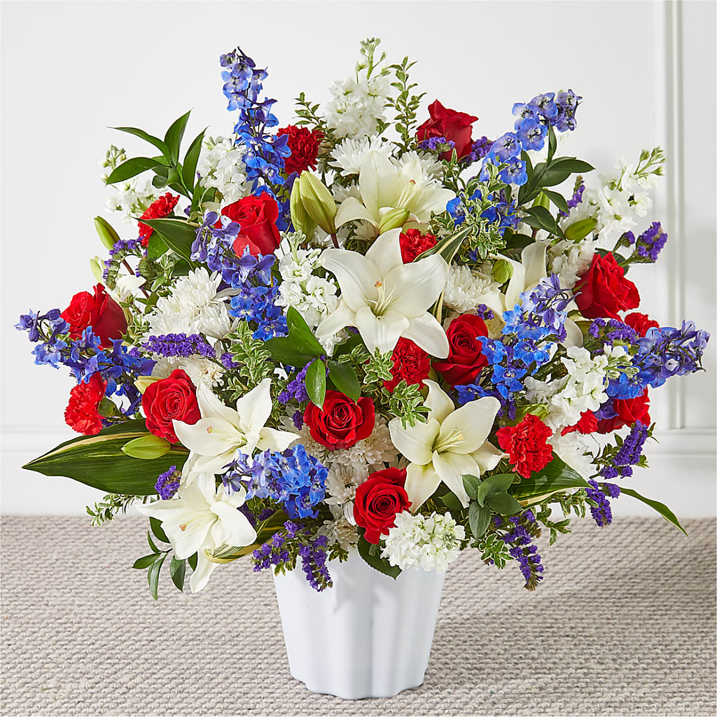 Consoled Floor Basket –  Diana Flowers, Passaic NJ