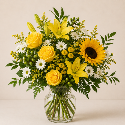 Sunny Yellow Blooms –  Diana Flowers, Passaic NJ