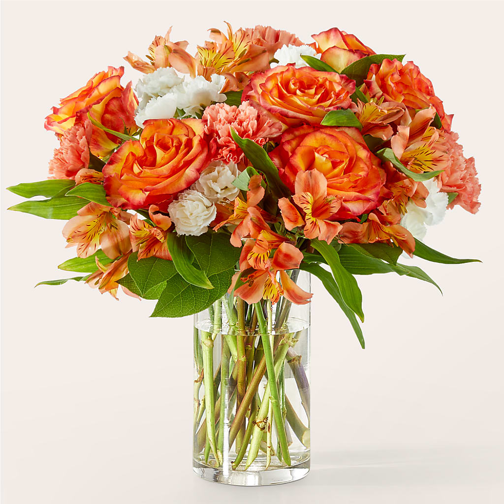 Apricot Glow Bouquet –  Diana Flowers, Passaic NJ