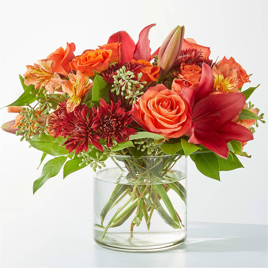 Crimson Leaves Bouquet –  Diana Flowers, Passaic NJ