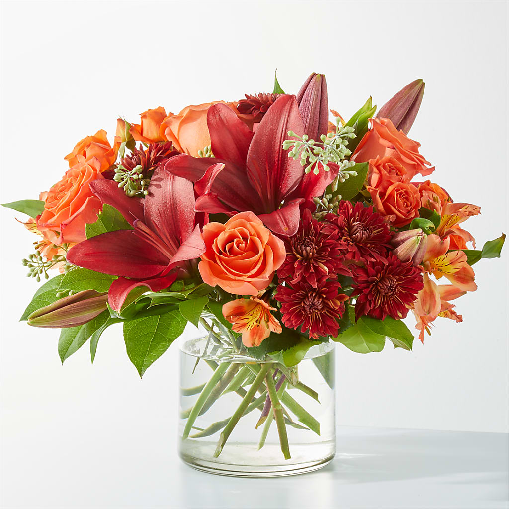 Crimson Leaves Bouquet –  Diana Flowers, Passaic NJ