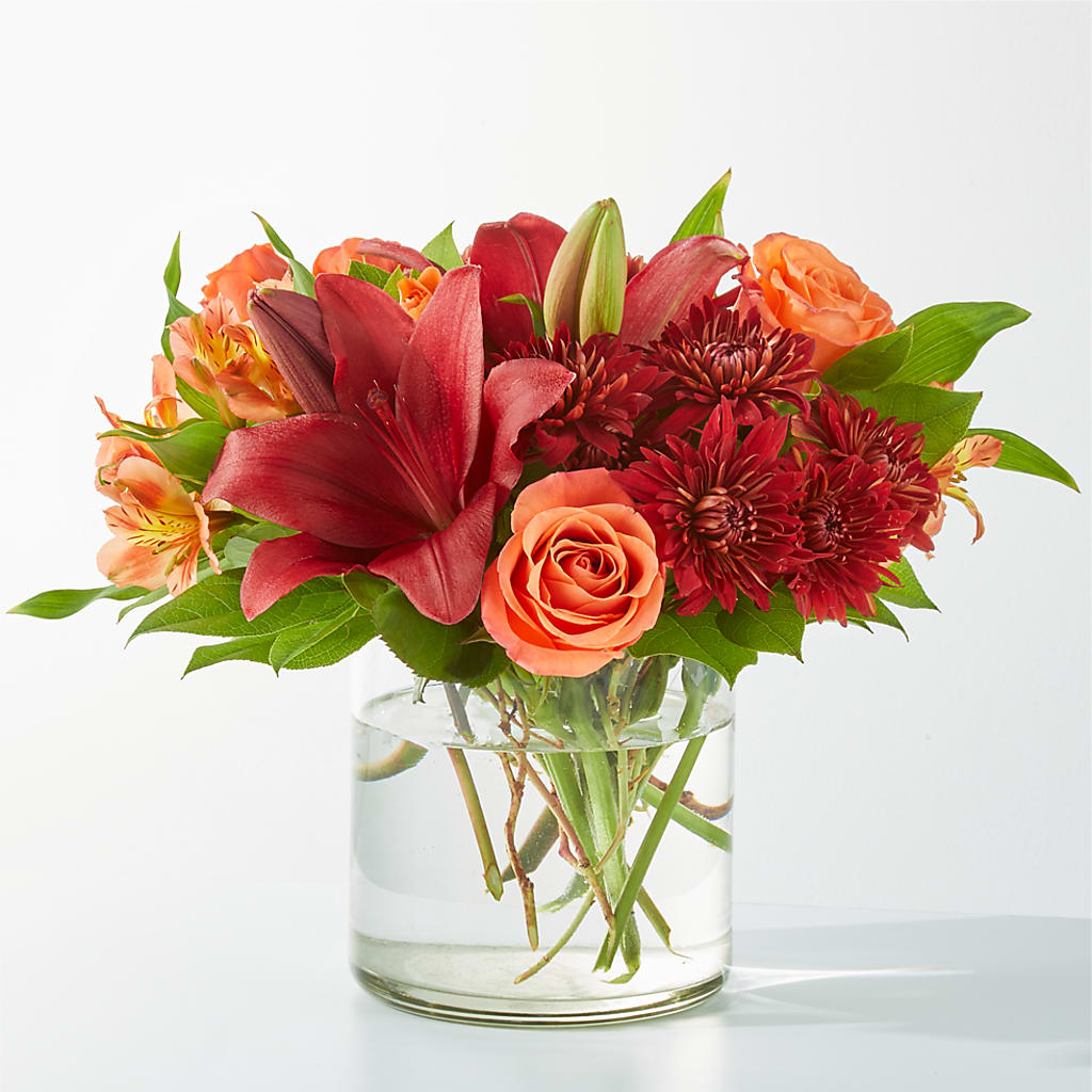 Crimson Leaves Bouquet –  Diana Flowers, Passaic NJ