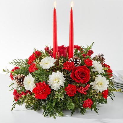 Holiday Soiree Centerpiece –  Diana Flowers, Passaic NJ