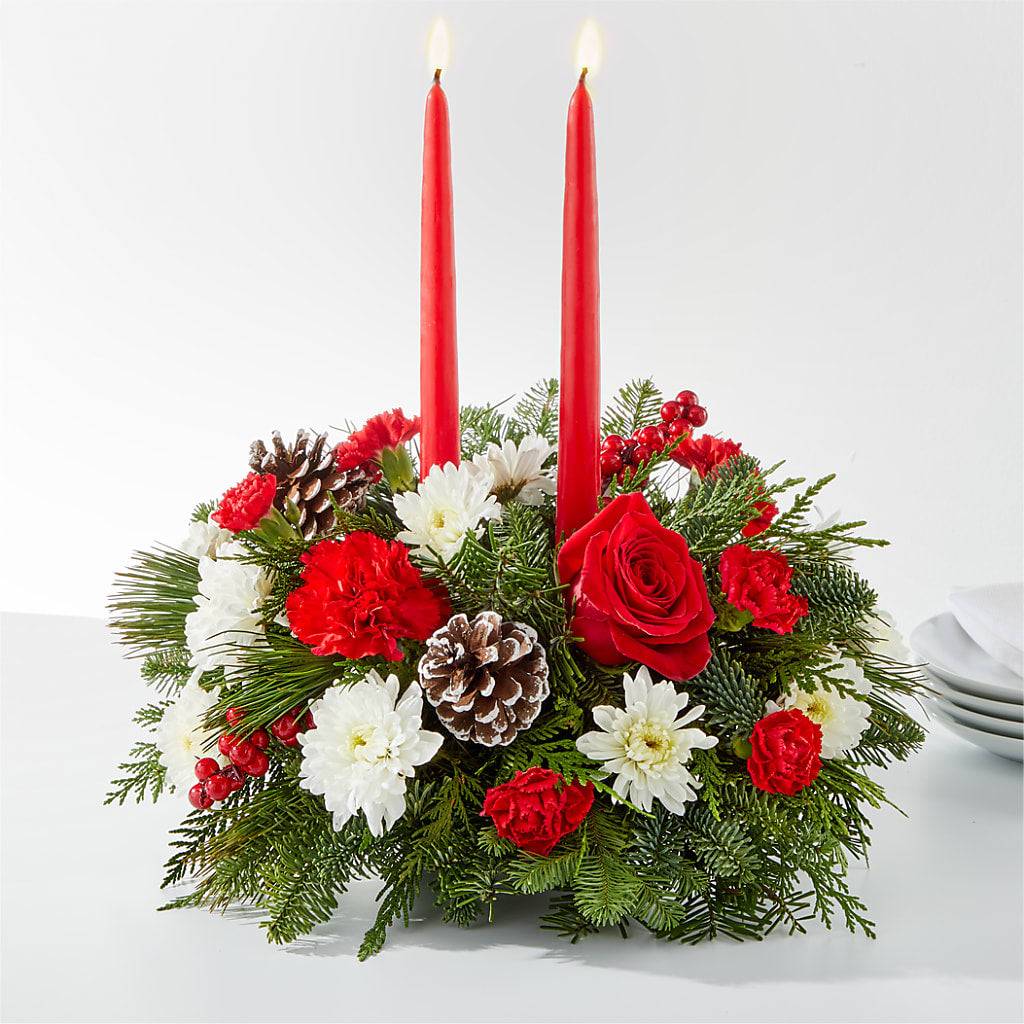 Holiday Soiree Centerpiece –  Diana Flowers, Passaic NJ