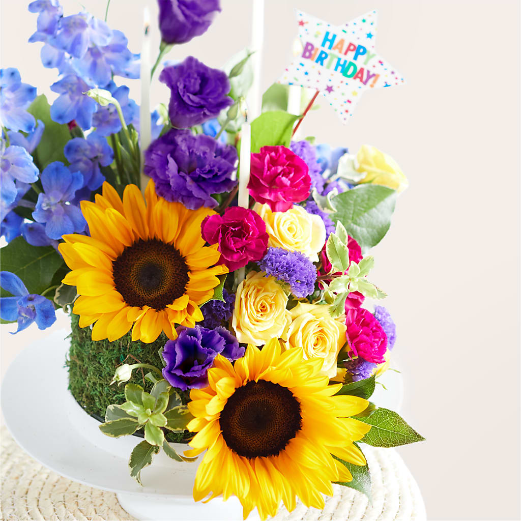 Star of the Day Floral Cake –  Diana Flowers, Passaic NJ