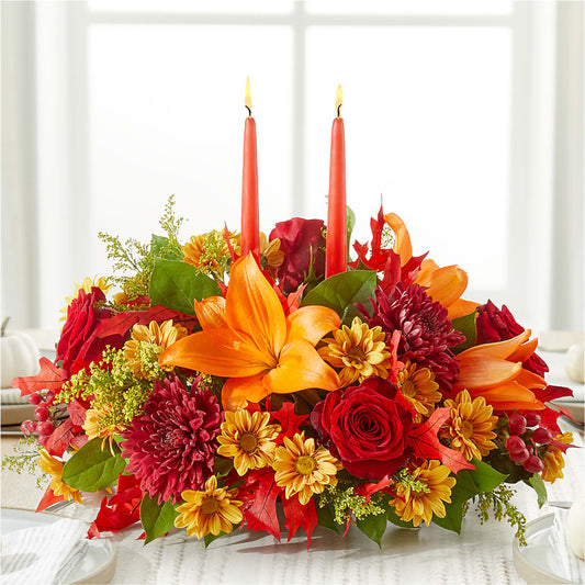 Autumn's Embrace Centerpiece –  Diana Flowers, Passaic NJ