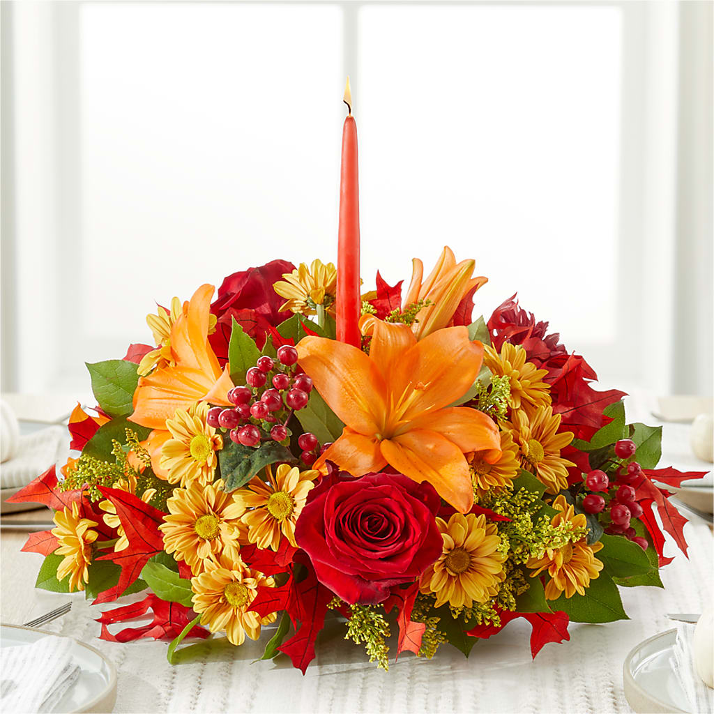 Autumn's Embrace Centerpiece –  Diana Flowers, Passaic NJ