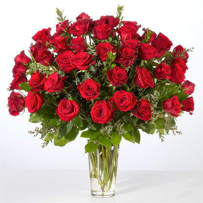Forever Yours Fifty Stem Red Rose Bouquet –  Diana Flowers, Passaic NJ