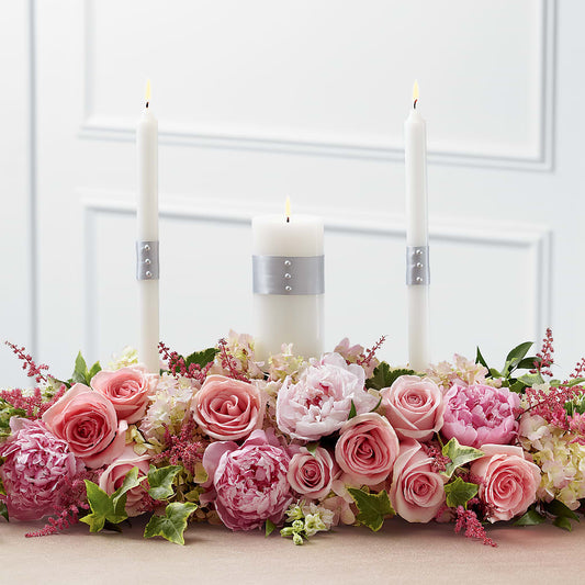 Worldwide Romance Unity Candle Arrangement –  Diana Flowers, Passaic NJ