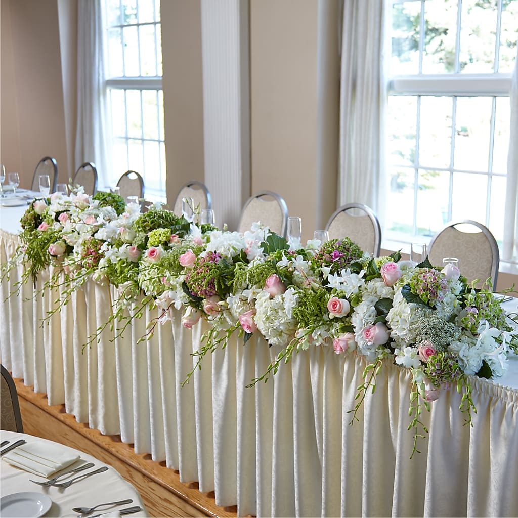 State of Joy Head Table Arrangement –  Diana Flowers, Passaic NJ