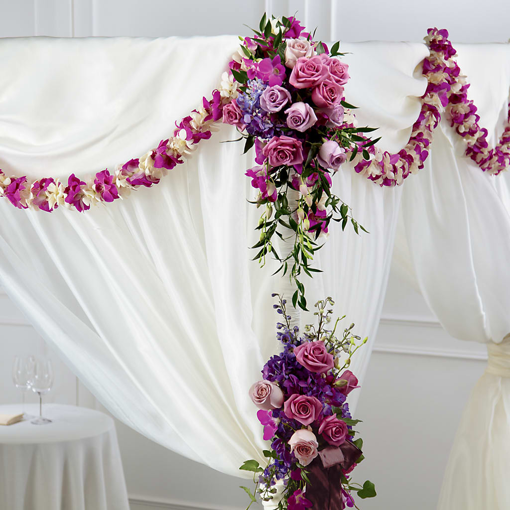 Color & Light Chuppah Decor –  Diana Flowers, Passaic NJ
