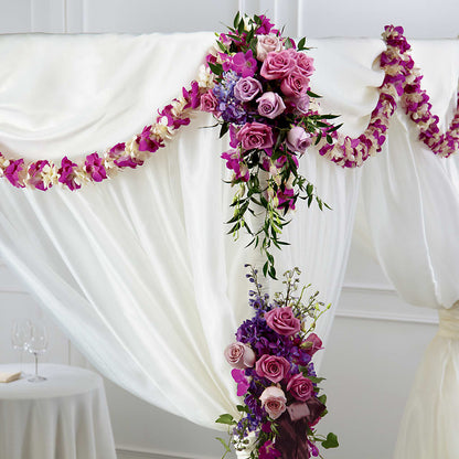 Color & Light Chuppah Decor –  Diana Flowers, Passaic NJ