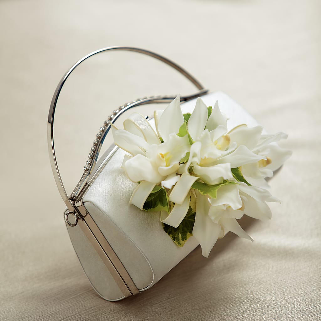 White Purse Decor –  Diana Flowers, Passaic NJ