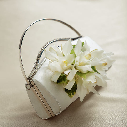 White Purse Decor –  Diana Flowers, Passaic NJ