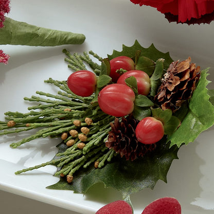 Red Berry Boutonniere –  Diana Flowers, Passaic NJ